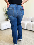 Judy Blue Full Size High Waist Cargo Jeans - Hovatok