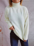 Turtleneck Long Sleeve Sweater - Hovatok