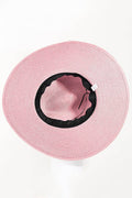 Fame Straw Braided Rope Strap Fedora Hat - Hovatok
