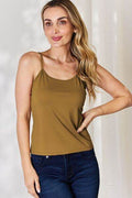 Basic Bae Full Size Round Neck Slim Cami - Hovatok
