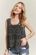 ADORA Crochet Wide Strap Tank - Hovatok
