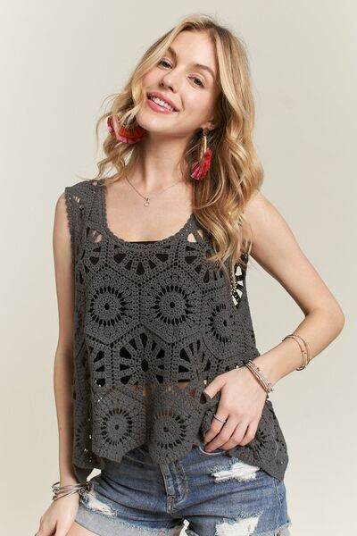 ADORA Crochet Wide Strap Tank - Hovatok