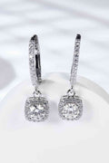 Adored Moissanite Huggie Drop Earrings - Hovatok