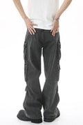 Men's Multi-Pocket Pleated Cargo Jeans - Hovatok