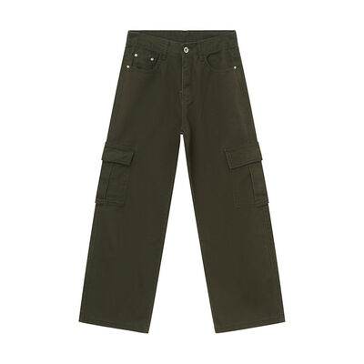 Wide Leg Cargo Jeans - Hovatok
