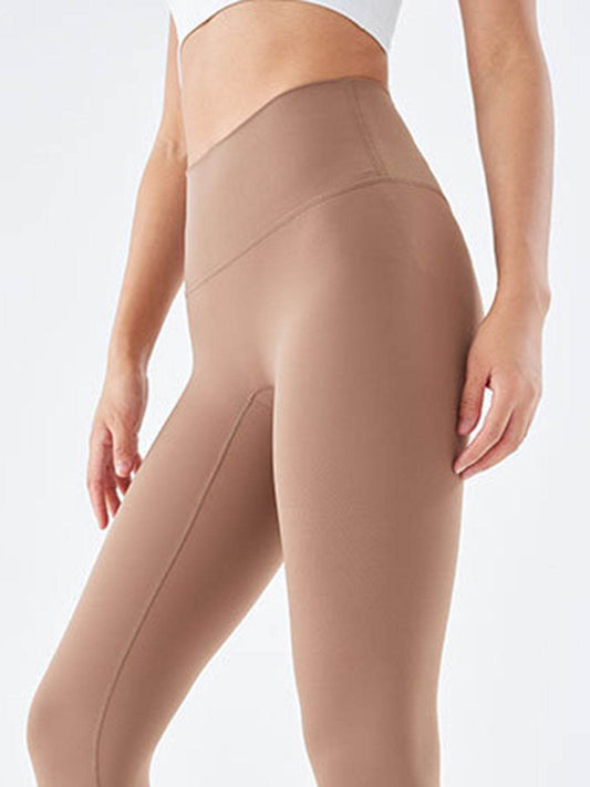 Wide Waistband Sports Leggings - Hovatok