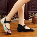Embroidered Flat Slip-Ons - Hovatok