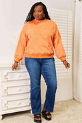 Basic Bae Round Neck Dropped Shoulder Sweatshirt - Hovatok