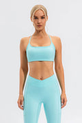 Crisscross Spaghetti Strap Active Cami - Hovatok