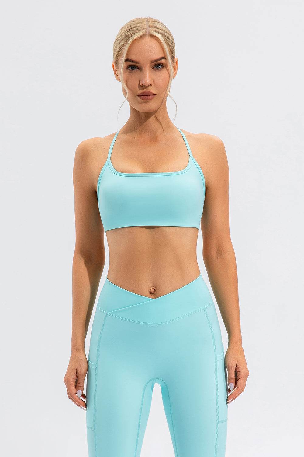 Crisscross Spaghetti Strap Active Cami - Hovatok