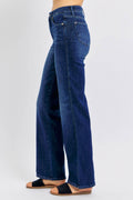 Judy Blue Full Size Tummy Control Straight Jeans Plus Size - Hovatok