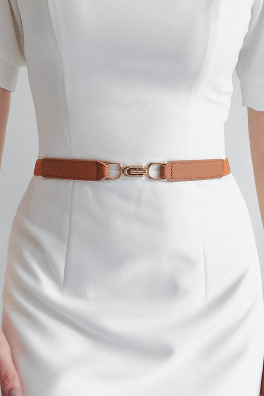 Alloy Buckle Elastic Belt - Hovatok