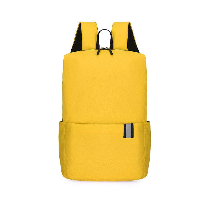 Solid Color Nylon Backpack Bag - Hovatok
