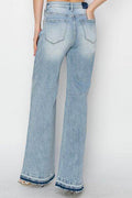 Risen Full Size High Rise Wide Leg Jeans - Hovatok