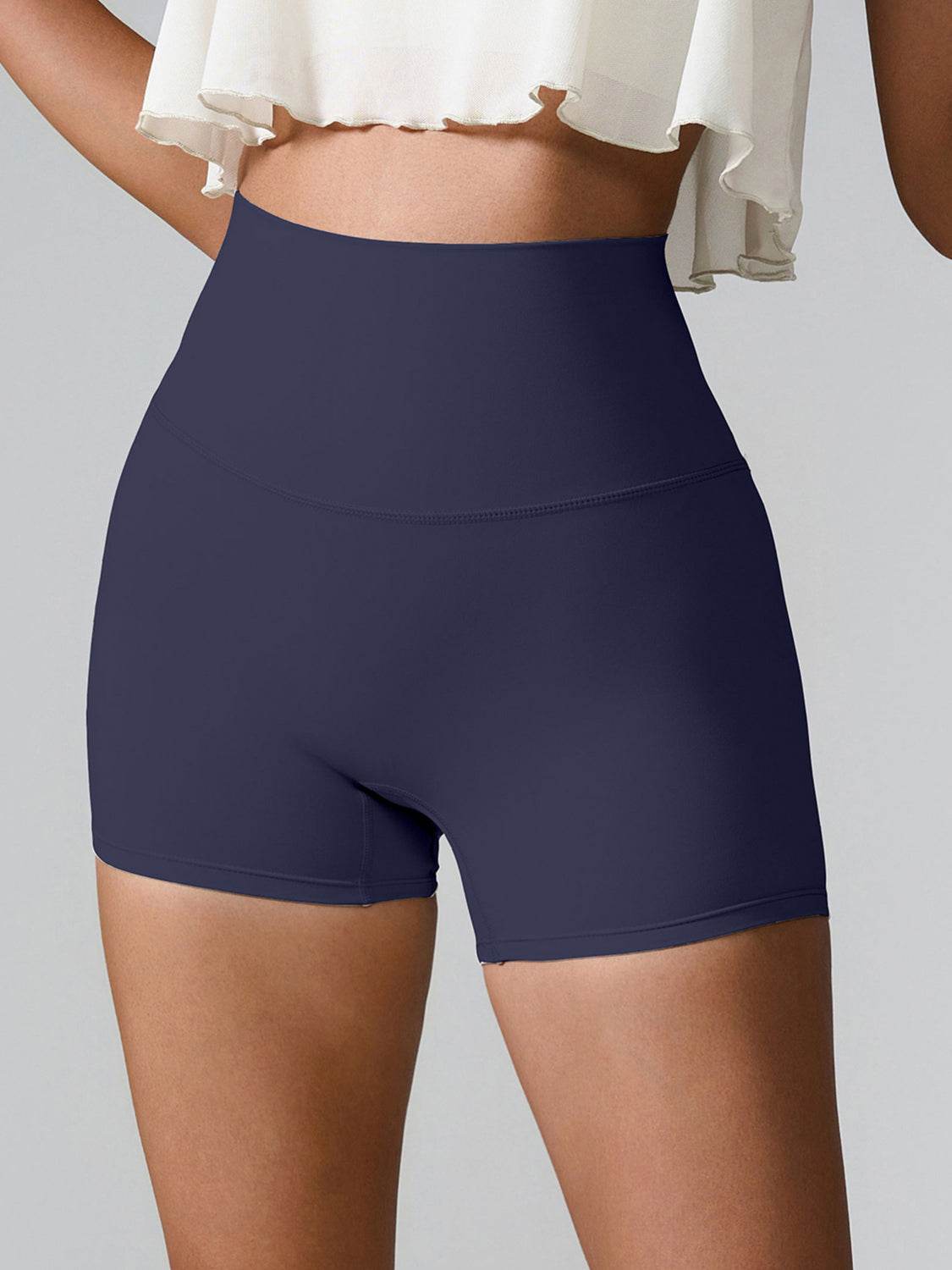 High Waist Active Shorts - Hovatok