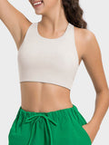 Millennia Cutout Round Neck Active Tank - Hovatok