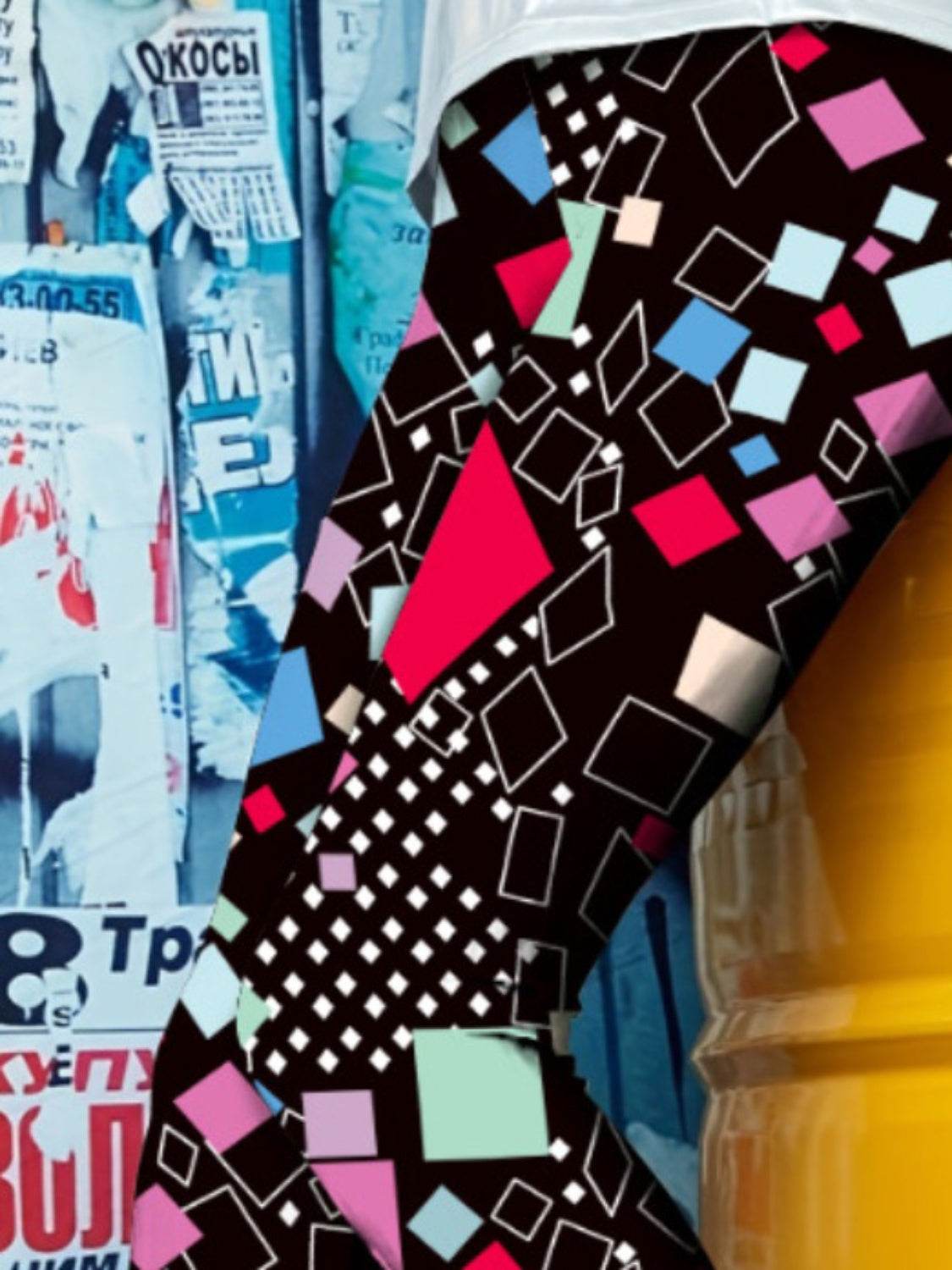 Printed High Waist Skinny Leggings - Hovatok