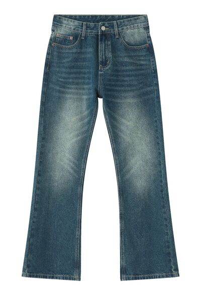 Mid Rise Jeans with Pockets - Hovatok