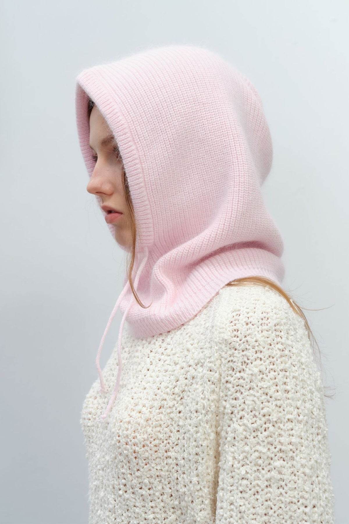 Drawstring Solid Color Thermal Knit Hat - Hovatok