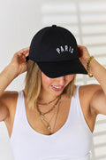 Zenana Embroidered City Baseball Cap - Hovatok