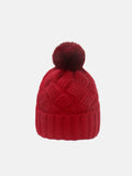 Roll Rim Cable-Knit Hat - Hovatok