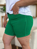 Judy Blue Full Size Tummy Control Garment Dyed Denim Shorts - Hovatok