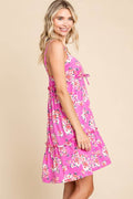 Culture Code Full Size Floral Ruffled Cami Dress - Hovatok