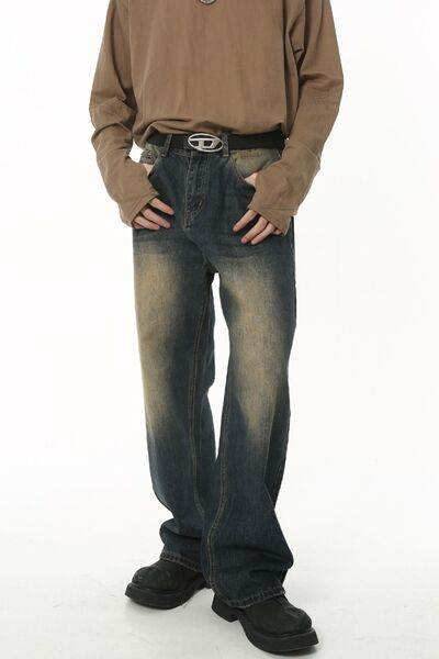 Mid Rise Jeans with Pockets - Hovatok