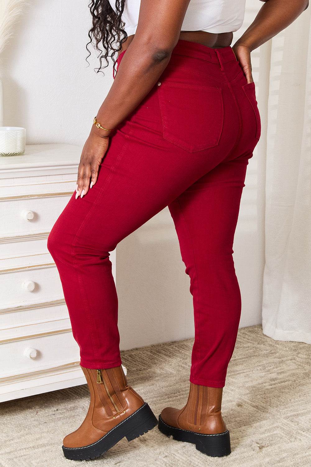 Judy Blue Full Size High Waist Tummy Control Skinny Jeans - Hovatok