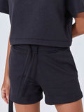 Drawstring Solid Color Shorts with Pockets - Hovatok