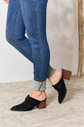 East Lion Corp Pointed-Toe Braided Trim Mules - Hovatok