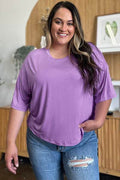 Basic Bae Bamboo Full Size Round Neck Drop Shoulder T-Shirt - Hovatok