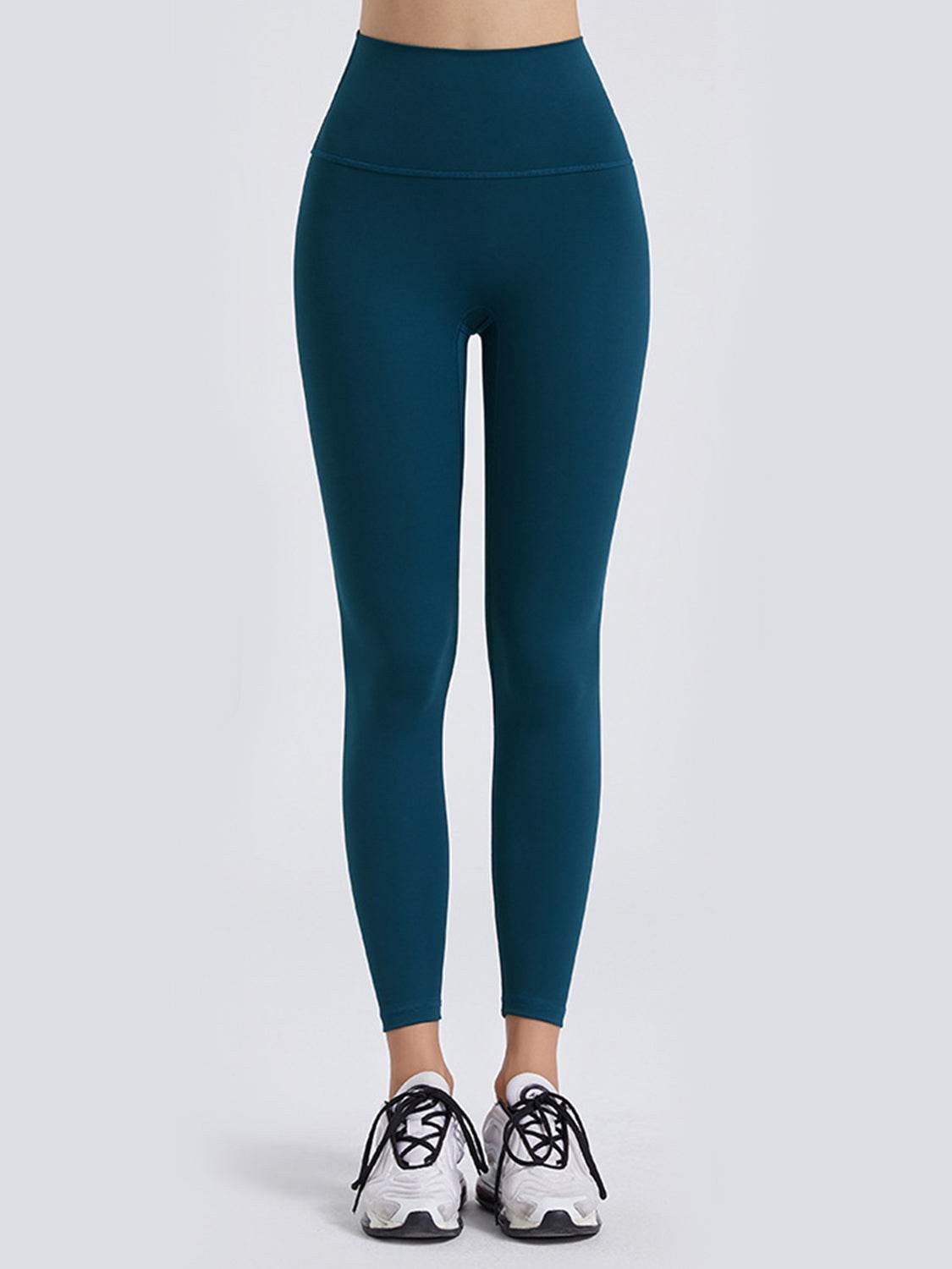 Wide Waistband Sports Leggings - Hovatok