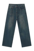 Men's Mid Rise Straight Leg Jeans - Hovatok
