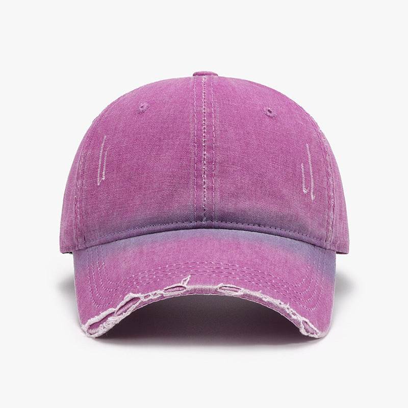 Distressed Washed Adjustable Baseball Cap - Hovatok
