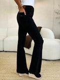 Judy Blue Full Size High Waist Distressed Flare Jeans - Hovatok
