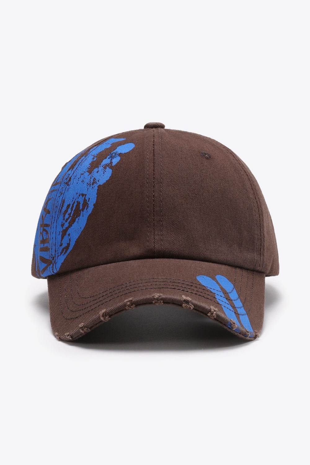 VIBRA Graphic Distressed Adjustable Baseball Cap - Hovatok