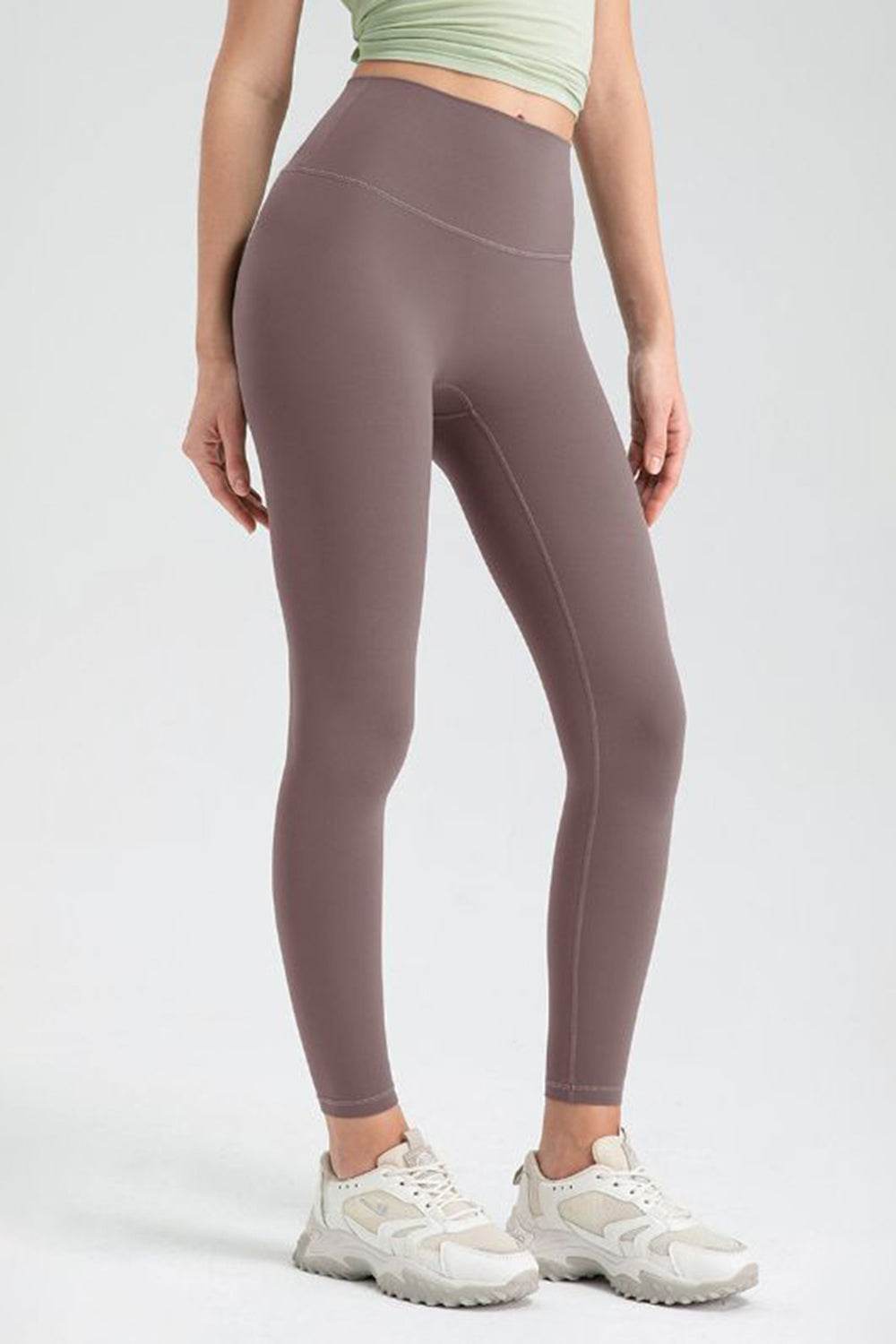 Wide Waistband High Waist Sport Leggings - Hovatok