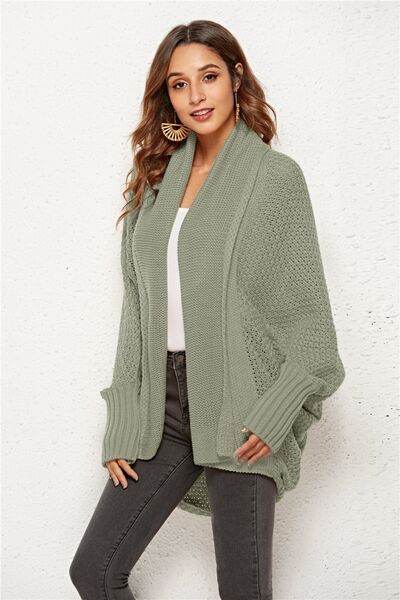 Angel Wings Open Front Batwing Sleeve Cardigan - Hovatok