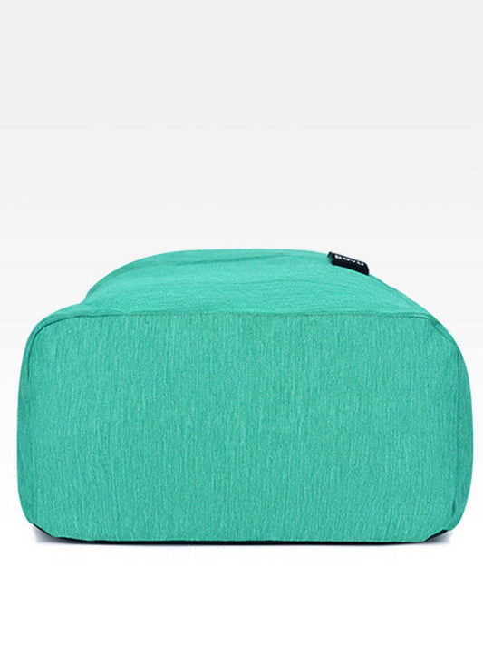 Solid Color Nylon Backpack Bag - Hovatok