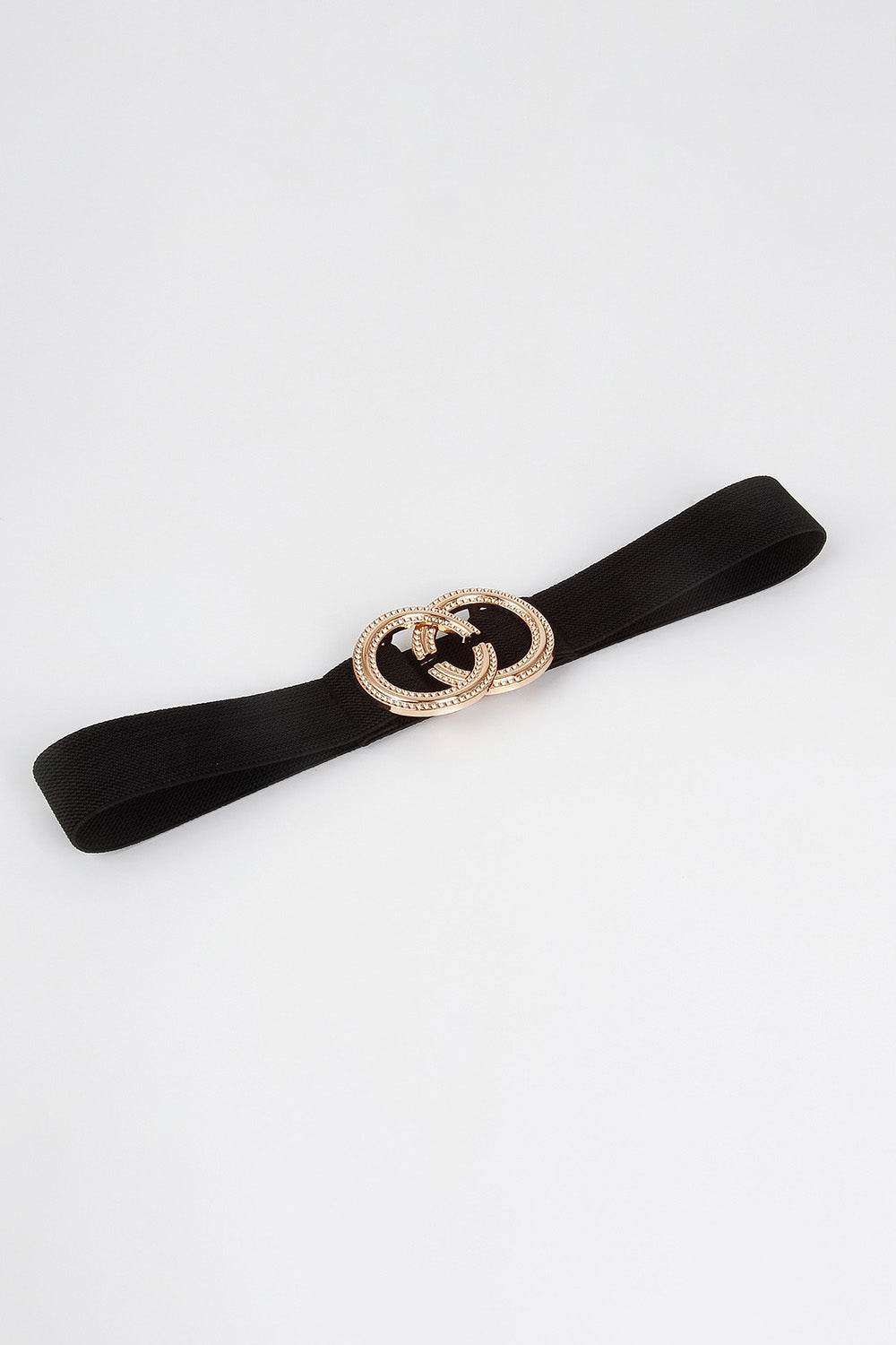 Double Hoop Buckle Elastic Belt - Hovatok