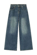 Wide Leg Jeans with Pockets - Hovatok