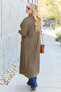 Basic Bae Full Size Open Front Long Sleeve Cover Up - Hovatok