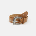 PU Leather Rhinestone Belt - Hovatok