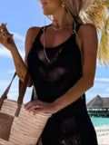 Fringe Scoop Neck Cover-Up - Hovatok