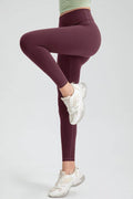 Wide Waistband High Waist Sport Leggings - Hovatok