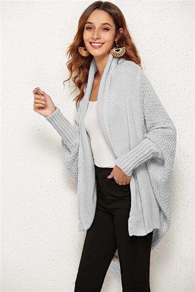Angel Wings Open Front Batwing Sleeve Cardigan - Hovatok
