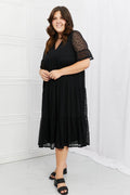 P & Rose Lovely Lace Full Size Tiered Dress - Hovatok