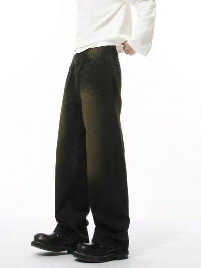 Men's Distressed Backward Jeans - Hovatok