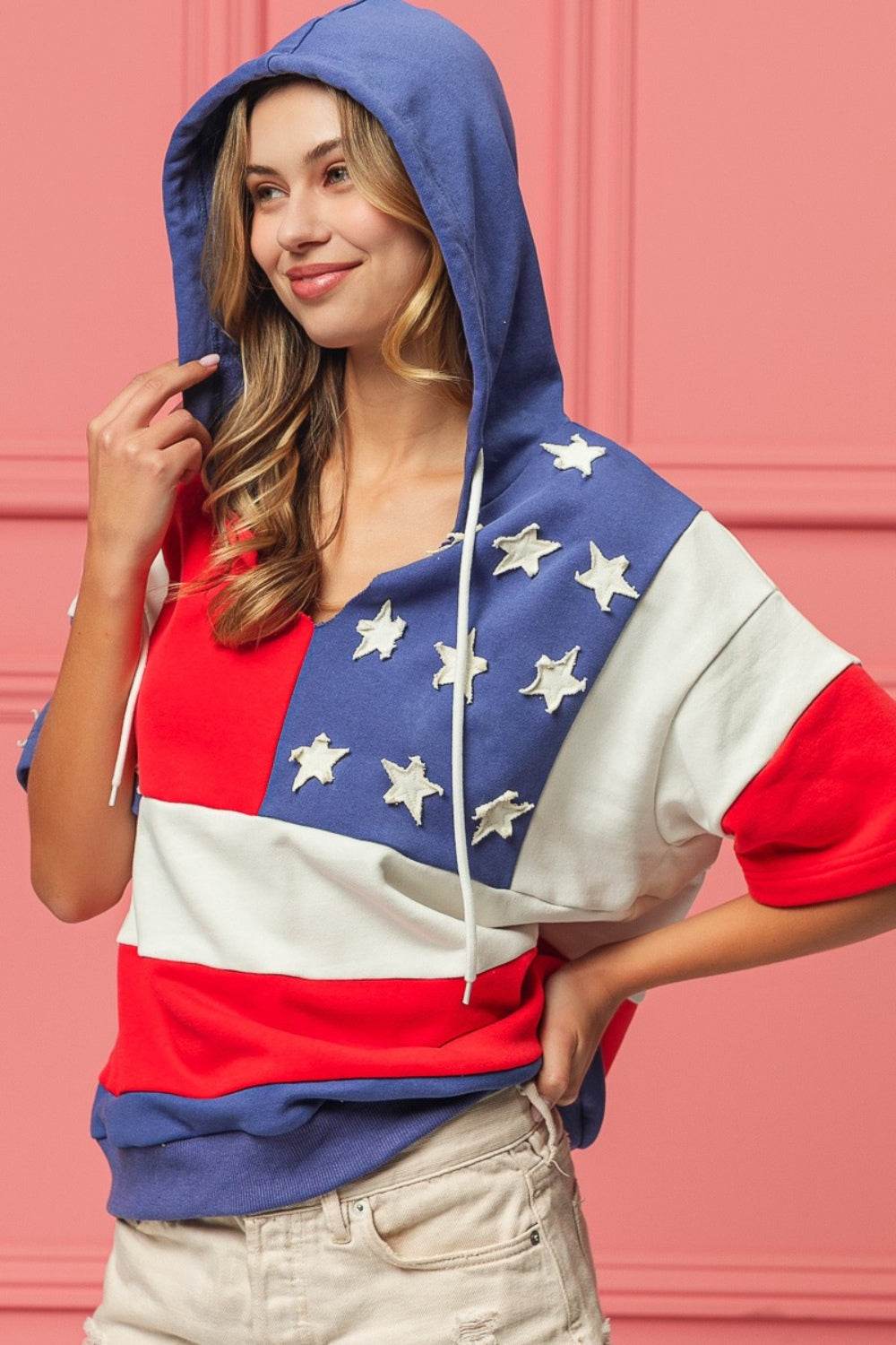 BiBi American Flag Theme Hoodie - Hovatok